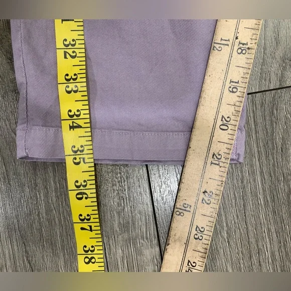 Nili Lotan Paris Pant‎ in Lilac Cropped Length Size 8